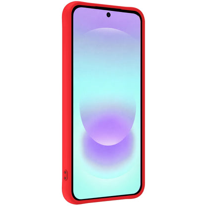 Forterra Samsung A37 Hoesje Siliconen Backcover Lichtgewicht - Rood