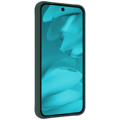 Forterra Google Pixel 9a Hoesje Siliconen Backcover Lichtgewicht - Donkergroen