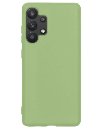 Forterra Samsung A13 4G Hoesje Siliconen Backcover Lichtgewicht - Groen