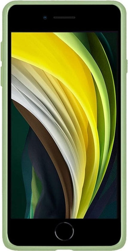 Forterra iPhone 7 Hoesje Siliconen Backcover Lichtgewicht - Groen
