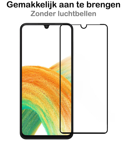 Forterra Samsung A33 Screenprotector Gehard Glas - Full Screen