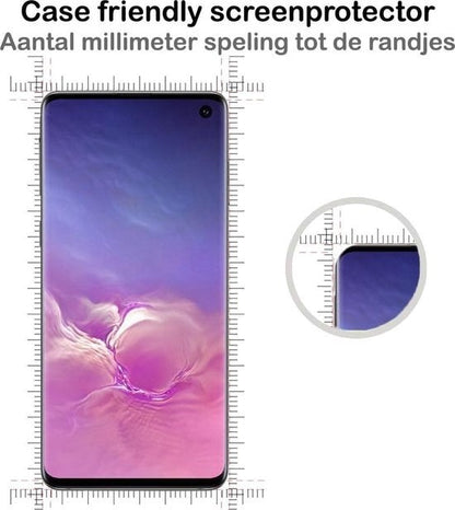 Forterra Samsung S10 Plus Screenprotector Gehard Glas - Full Screen