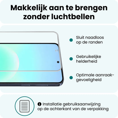 Forterra Samsung A57 Screenprotector Gehard Glas - Anti-kras