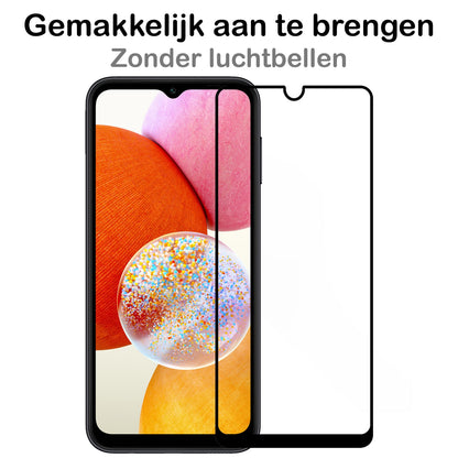 Forterra Samsung A14 Screenprotector Gehard Glas - Full Screen