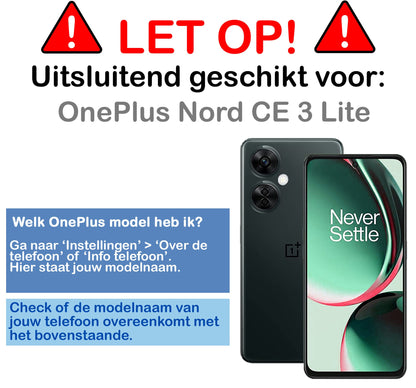 Forterra OnePlus Nord CE 3 Lite Hoesje Siliconen Backcover Lichtgewicht - Transparant