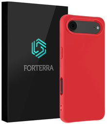 Forterra iPhone Air Hoesje Siliconen Backcover Lichtgewicht - Rood