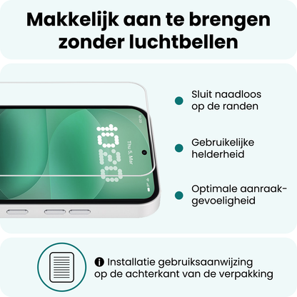 Forterra Nothing Phone 4a Pro Screenprotector Gehard Glas - Anti-kras