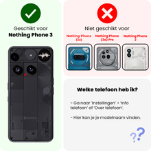 Forterra Nothing Phone 3 Screenprotector Gehard Glas - Anti-kras