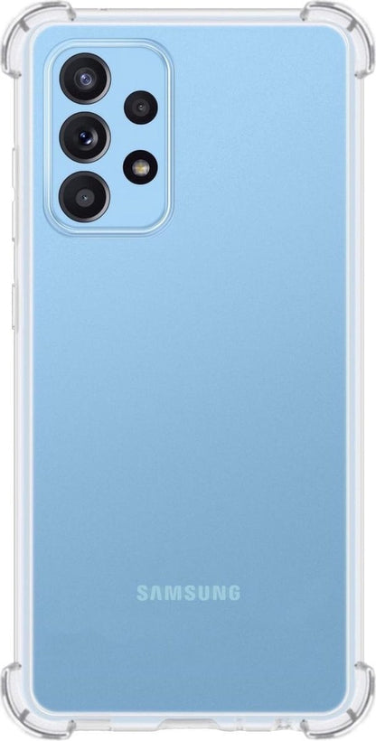 Forterra Samsung A52 Hoesje Shockproof Backcover Siliconen - Transparant