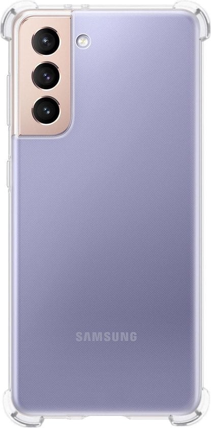 Forterra Samsung S21 Plus Hoesje Shockproof Backcover Siliconen - Transparant