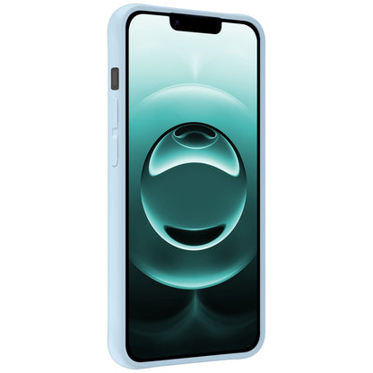 Forterra iPhone 16e Hoesje Siliconen Backcover Lichtgewicht - Lichtblauw