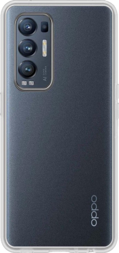 Forterra OPPO Find X3 Neo Hoesje Siliconen Backcover Lichtgewicht - Transparant