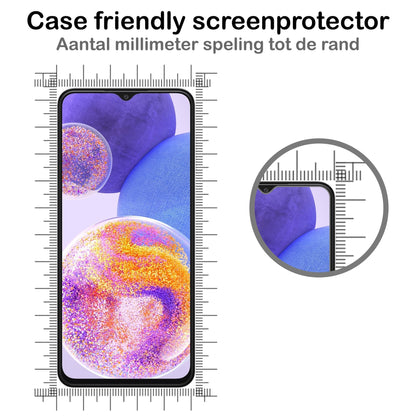Forterra Samsung A23 Screenprotector Gehard Glas - Anti-kras