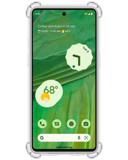 Forterra Google Pixel 7A Hoesje Shockproof Backcover Siliconen - Transparant