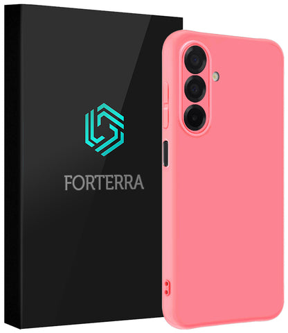 Forterra Samsung A26 Hoesje Siliconen Backcover Lichtgewicht - Lichtroze