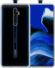 Forterra OPPO Reno 2 Hoesje Siliconen Backcover Lichtgewicht - Transparant