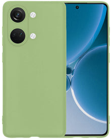 Forterra OnePlus Nord 3 Hoesje Siliconen Backcover Lichtgewicht - Groen