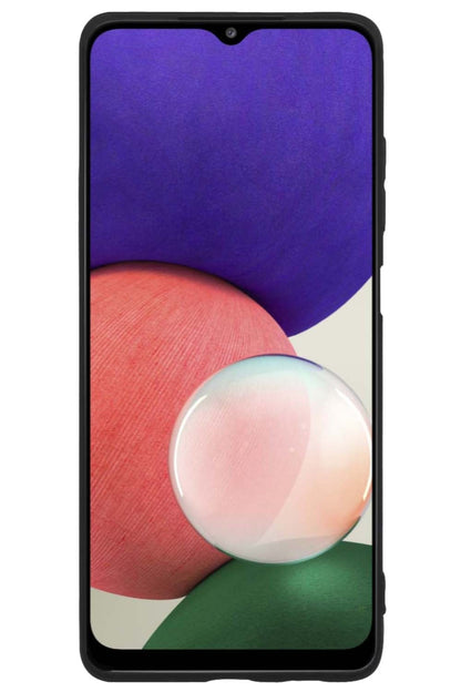 Forterra Samsung A22 4G Hoesje Siliconen Backcover Lichtgewicht - Zwart