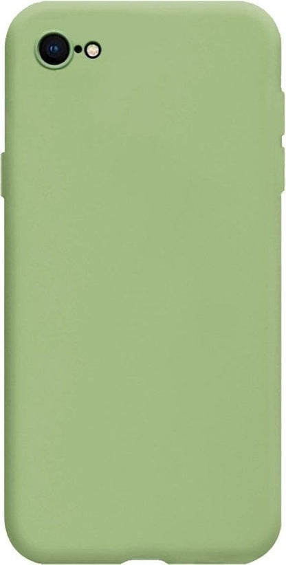 Forterra iPhone SE 2020 Hoesje Siliconen Backcover Lichtgewicht - Groen