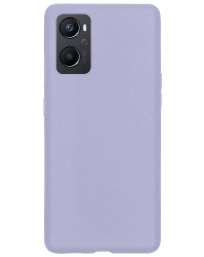 Forterra OPPO A76 Hoesje Siliconen Backcover Lichtgewicht - Lila