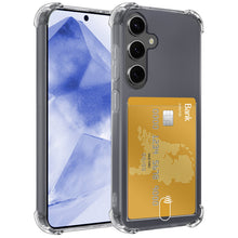 Forterra Samsung A55 Hoesje Kaarthouder Backcover Shockproof - Transparant