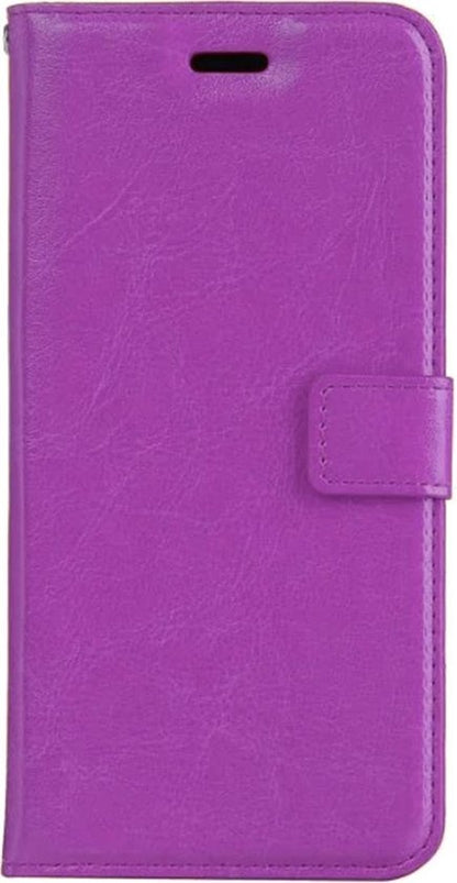 Forterra iPhone 8 Hoesje Bookcase Cover met Kaarthouder - Paars