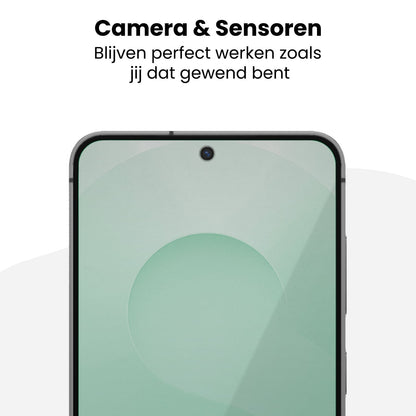 Forterra Privacy Screenprotector Geschikt voor Samsung Galaxy S25 - Met Installatie Kit - Privacy - Beschermglas - Flexibel Glas - Tempered Glass - Screen Protector