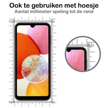 Forterra Samsung A14 Screenprotector Gehard Glas - Full Screen