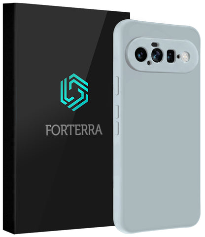Forterra Google Pixel 11 Hoesje Siliconen Backcover Lichtgewicht - Lichtblauw