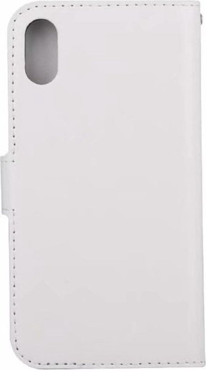 Forterra iPhone Xs Max Hoesje Bookcase Cover met Kaarthouder - Wit