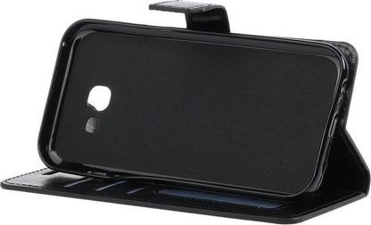 Forterra Samsung Galaxy A5 2017 Hoesje Bookcase Cover met Kaarthouder - Zwart