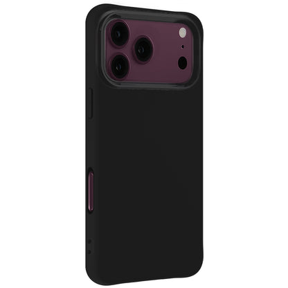 Forterra iPhone 18 Pro Max Hoesje Siliconen Backcover Lichtgewicht - Zwart