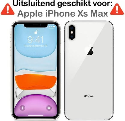Forterra iPhone Xs Max Screenprotector Gehard Glas - Volledige dekking