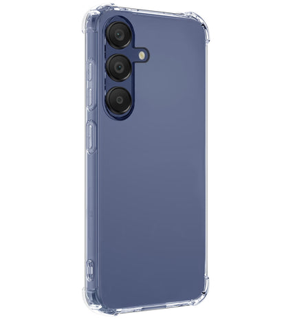 Forterra Samsung A15 Hoesje Shockproof Backcover Siliconen - Transparant