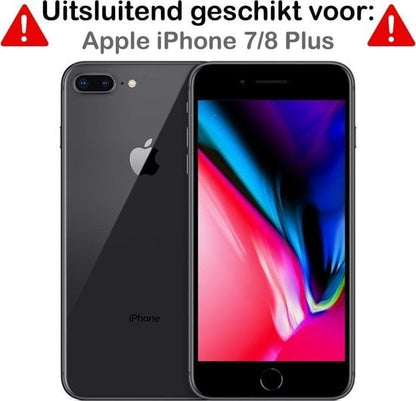 Forterra iPhone 7/8 Plus Screenprotector Gehard Glas - Full Screen