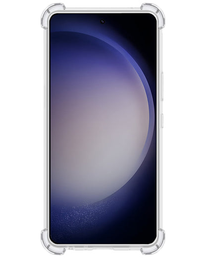 Forterra Samsung S23 Hoesje Shockproof Backcover Siliconen - Transparant