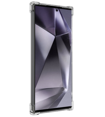 Forterra Samsung S24 Ultra Hoesje Shockproof Backcover Siliconen - Transparant
