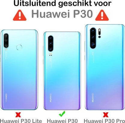 Forterra Huawei P30 Hoesje Siliconen Backcover Lichtgewicht - Transparant