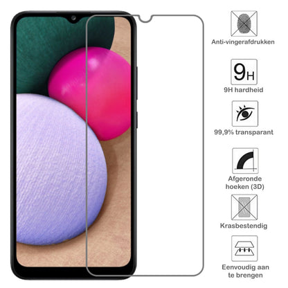 Forterra Samsung A03s Screenprotector Gehard Glas - Anti-kras