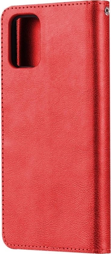 Forterra Samsung A41 Hoesje Bookcase Cover met Kaarthouder - Rood