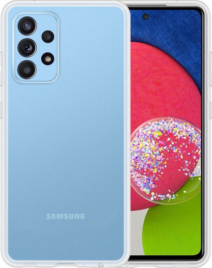 Forterra Samsung A52s Hoesje Siliconen Backcover Lichtgewicht - Transparant