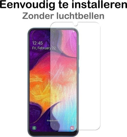 Forterra Samsung A20e Screenprotector Gehard Glas - Anti-kras