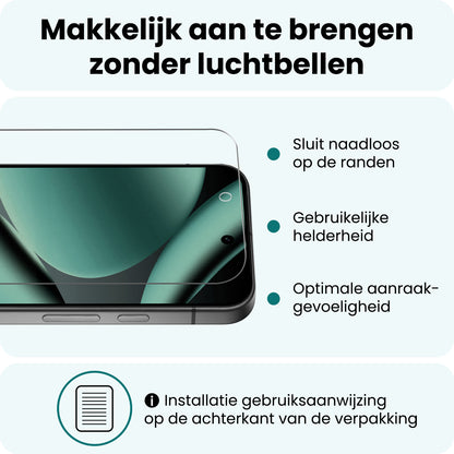 Forterra Google Pixel 11 Pro Screenprotector Gehard Glas - Anti-kras