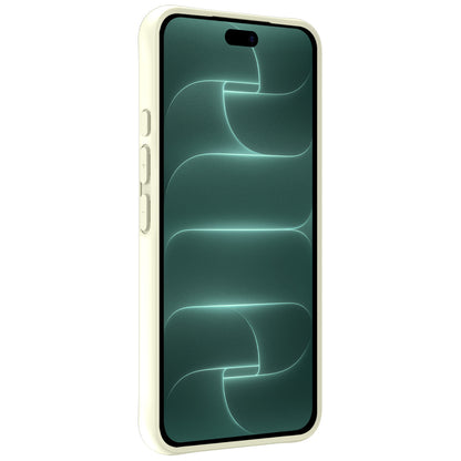 Forterra iPhone 18 Pro Hoesje Siliconen Backcover Lichtgewicht - Wit