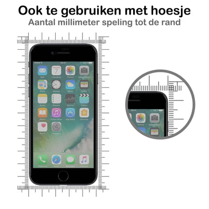 Forterra iPhone SE 2020 Screenprotector Gehard Glas - Privacy