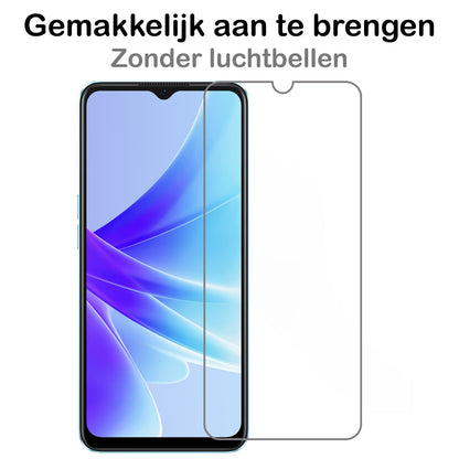 Forterra OPPO A17 Screenprotector Gehard Glas - Anti-kras