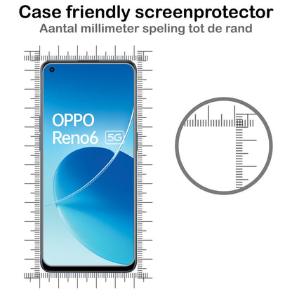 Forterra OPPO Reno 6 Screenprotector Gehard Glas - Anti-kras