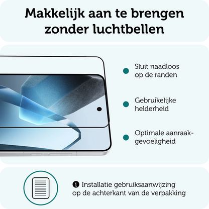 Forterra OnePlus 13 Screenprotector Gehard Glas - Full Screen