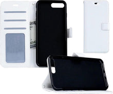 Forterra iPhone 8 Hoesje Bookcase Cover met Kaarthouder - Wit