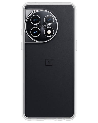 Forterra OnePlus 11 Hoesje Siliconen Backcover Lichtgewicht - Transparant